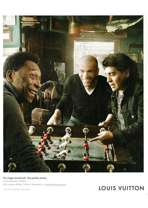 louis vuitton pele zidane maradona|Soccer Gods Zidane, Pele, and Maradona Play Foosball for Vuitton.